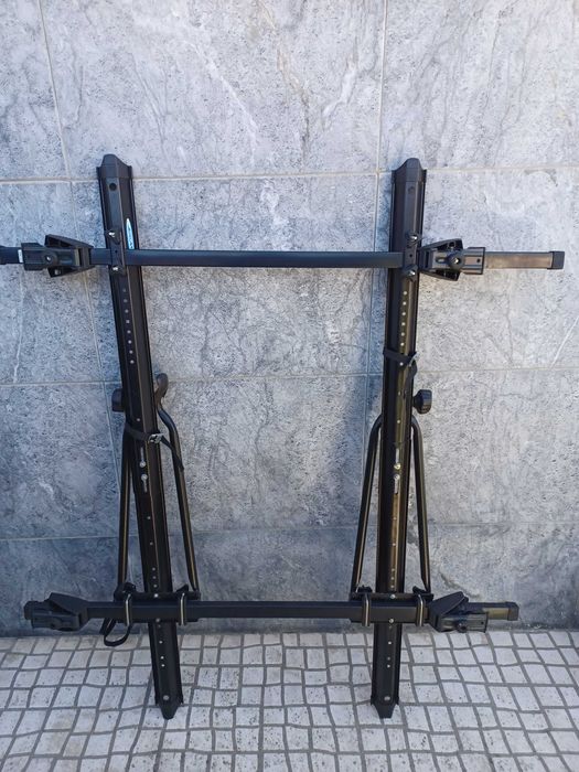 Barras de tejadilho com 2 suportes de bicicletas