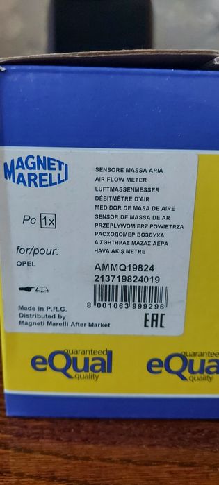 Расходомер воздуха OPEL ZAFIRA