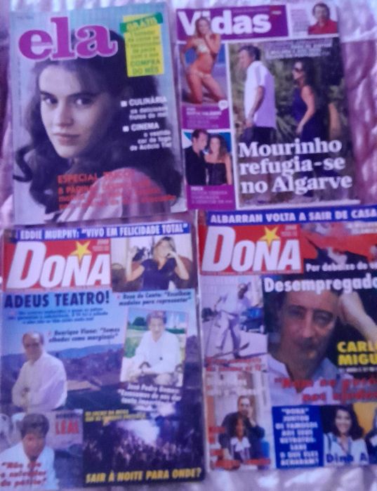Várias revistas.Tenho mais.