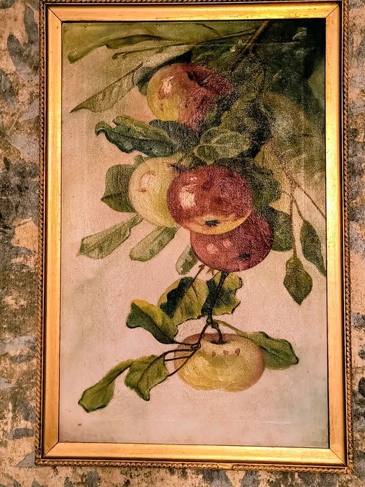 Obraz olejny na płótnie "Jabłka".