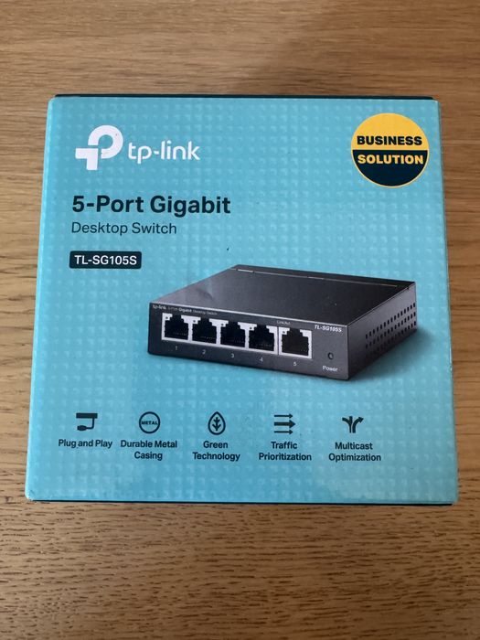 Switch LAN Gigabit -  5 Portas - tp-link