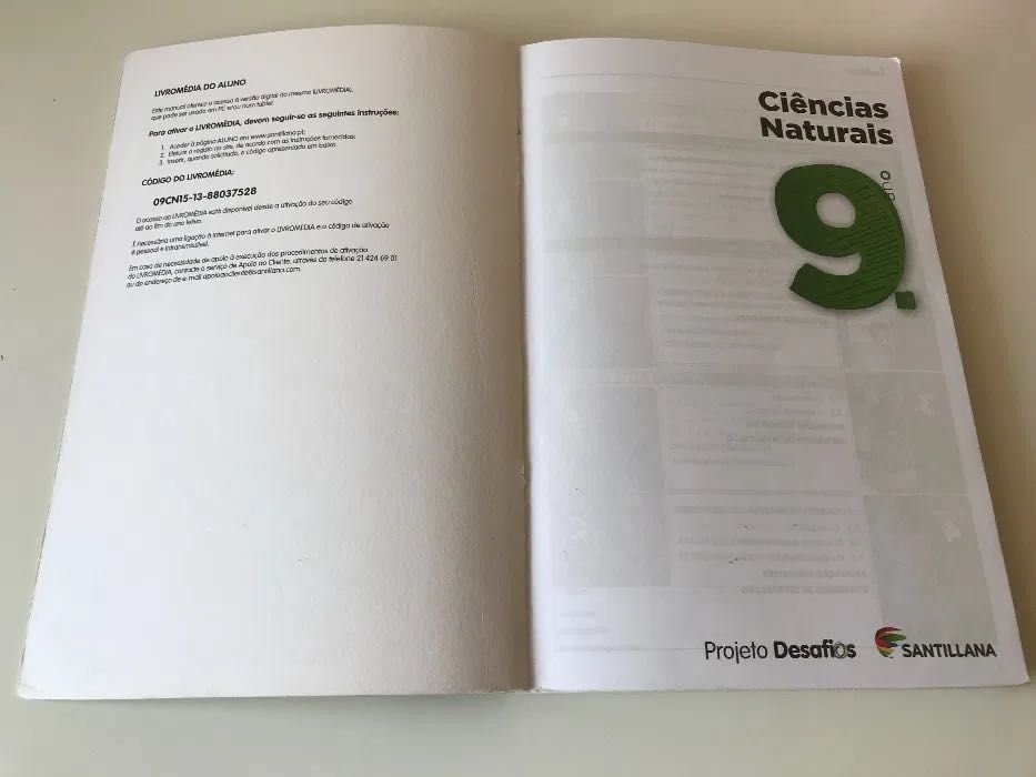 Ciências Naturais - 9º (incl. Caderno Atividades)64861593630211121