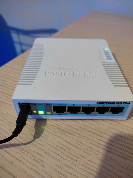 Маршрутизатор MikroTik RB951G-2HnD.