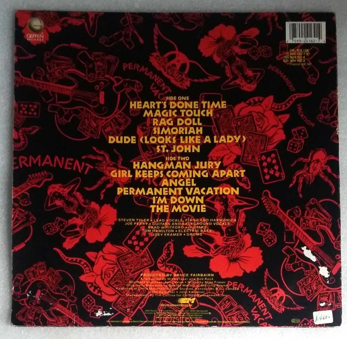 Aerosmith - Permanent vacation LP