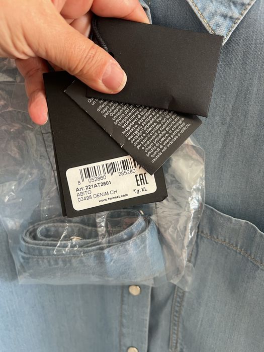 Сукня оверсайз джинс-денім (Італія). Бренд ACTITUDE TWINSET