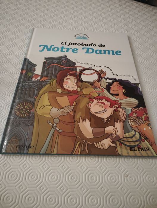 Livro Infantil El Jorobado de Notre Dame Língua Espanhola Novo