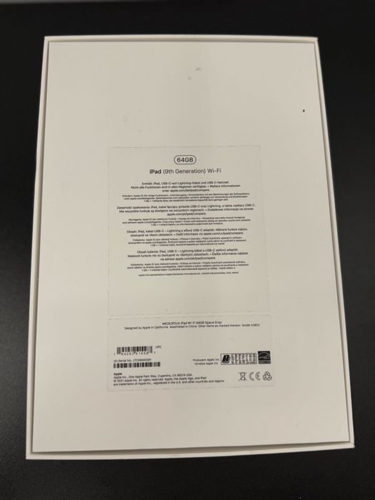 iPad 10.2 cala WI FI 64 GB gwiezdna szarość 9. generacji