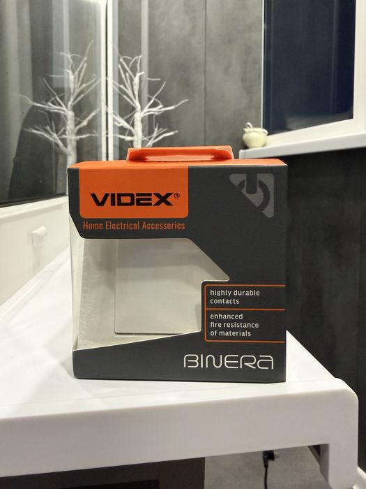Выключатель новый видекс videx розетка одинарный для света врезной