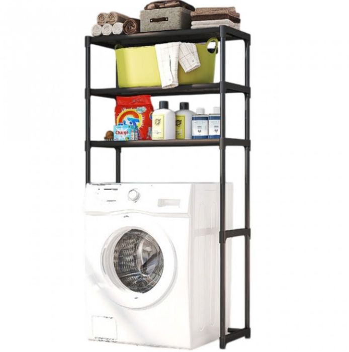 Полиця стелаж над пральною машиною з трьома полицями