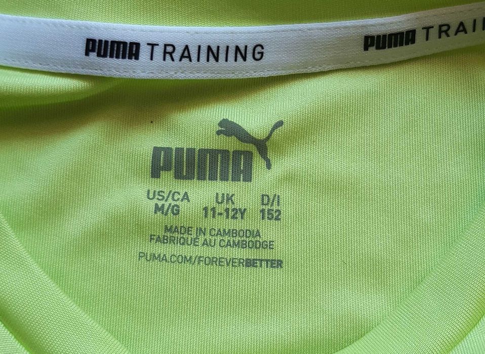 T shirt sportowy , Puma, 152, seledynowy