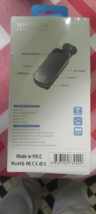 Vendo auriculares K65 para motorista