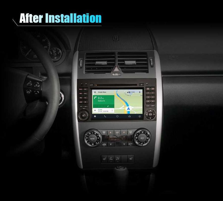 Auto-radio  2 din android 14 para Mercedes CLASSE A B W169 W245