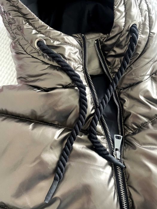 Casaco / Colete acolchoado prateado tipo cobre - A ESTREAR