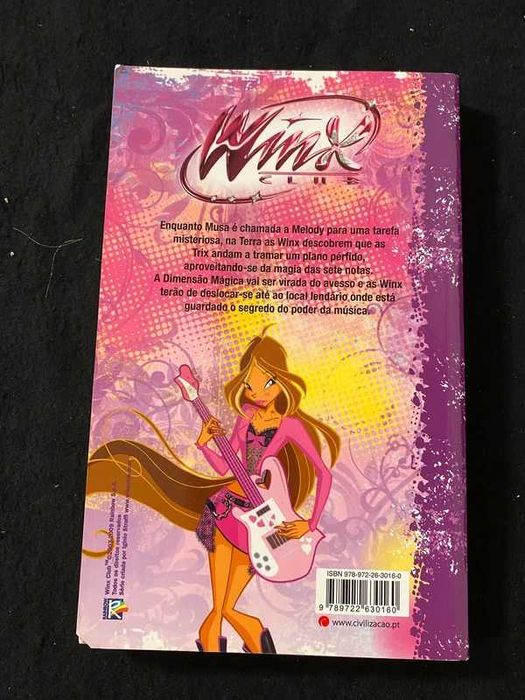 Livro "Winx- A música é magia"