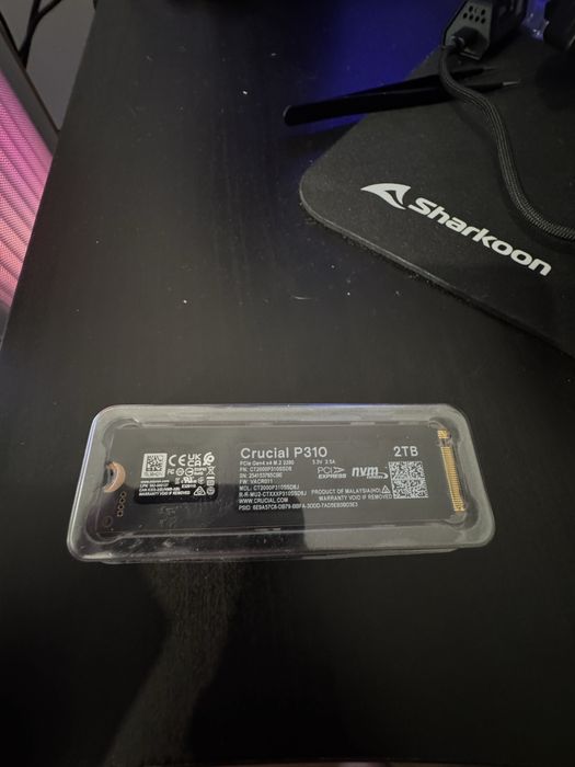 Ssd nvme crucial P310 2tb novo
