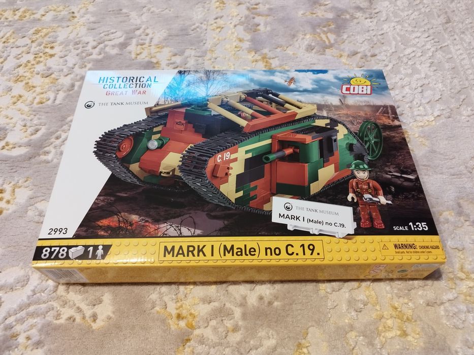 Klocki Cobi czołg Mark I (Male) no C. 19.