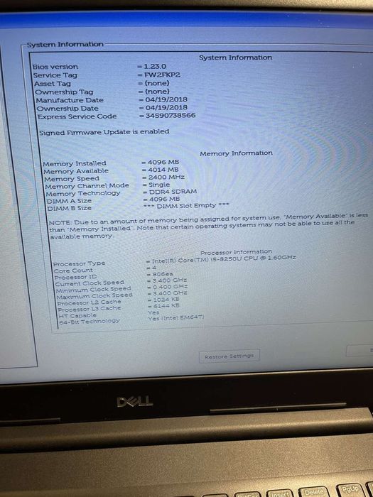 Продам плату Dell Latitude 3590 LA-F115P