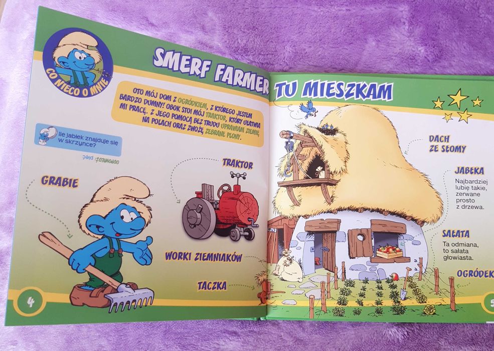 Książeczka Smerf Farmer.