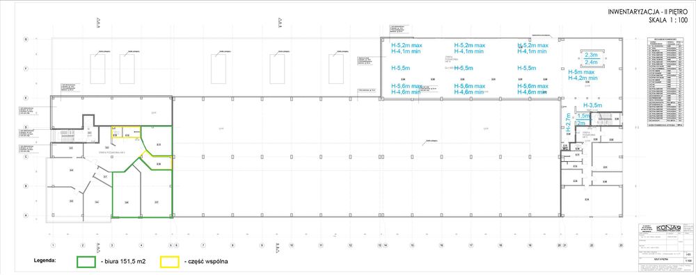 Powierzchnia magazynowa z biurami