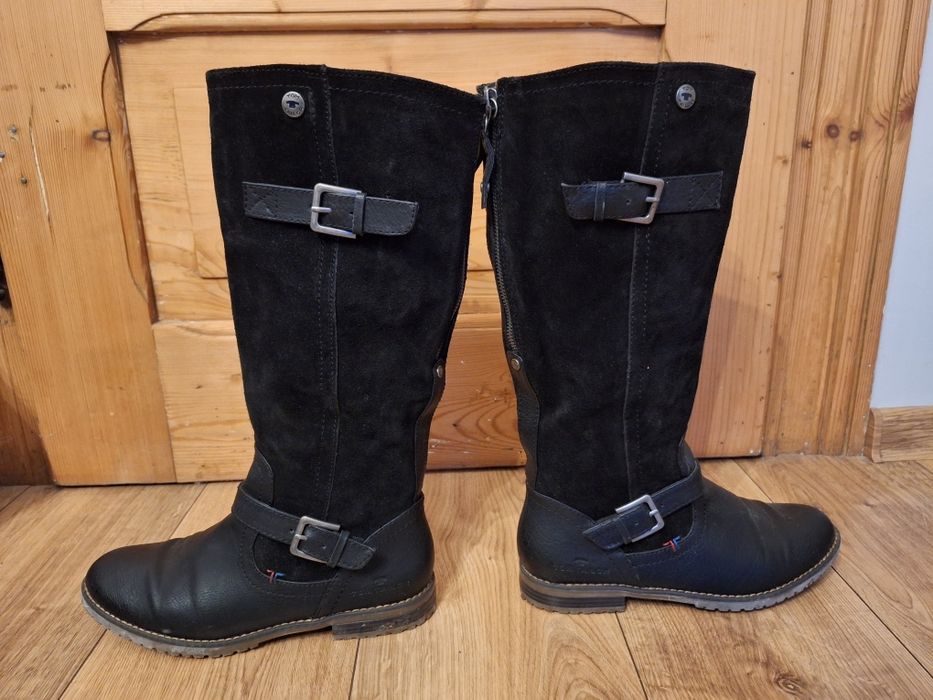 TOM TAILOR Kozaki czarne roz 39
