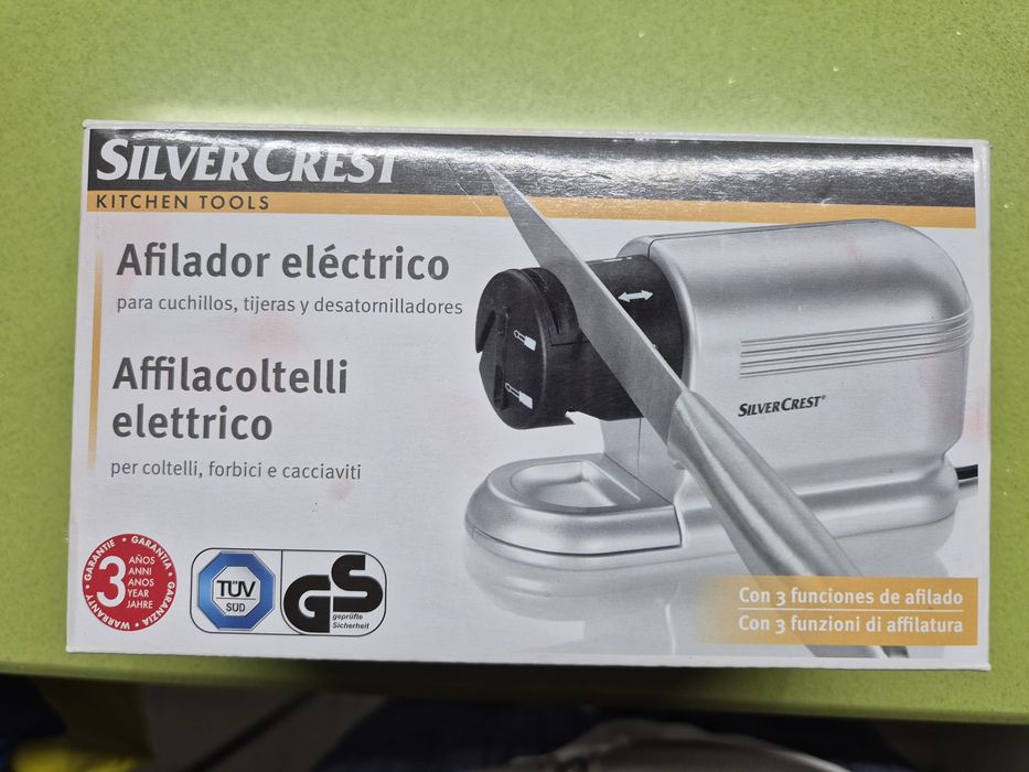Afiador elétrico facas tesouras chaves de fendas