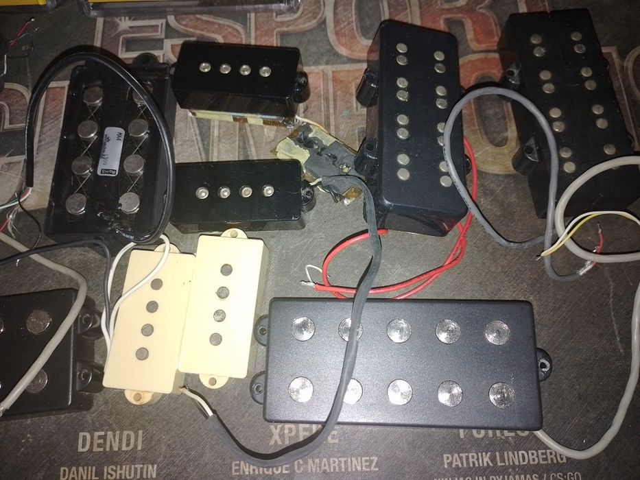 Для бас гитары-звукосниматели DiMarzio  SEYMOUR DUNCAN