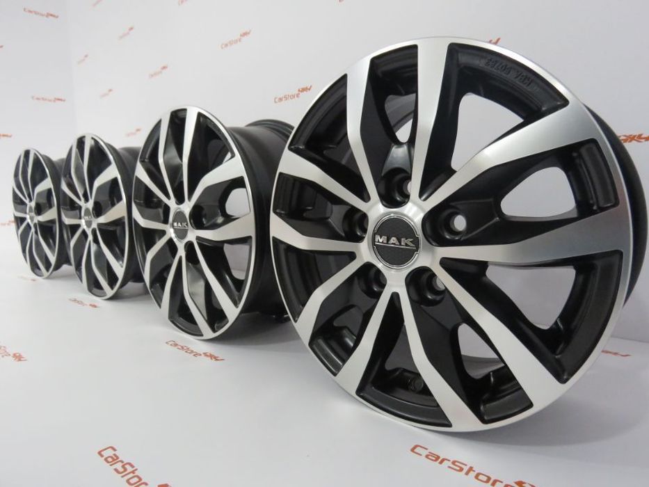 Jantes MAK Load 5 ICE Black 16 x 6.5 et55 5x118 Fiat Ducato Autocarava