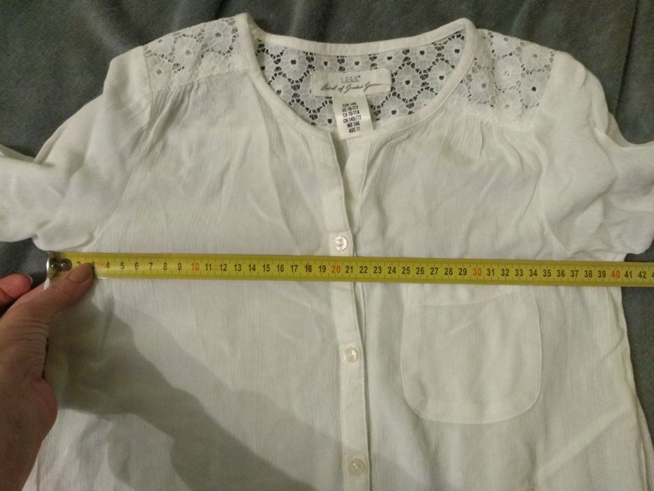 Piękna biała bluzka koszula elegancka H&M