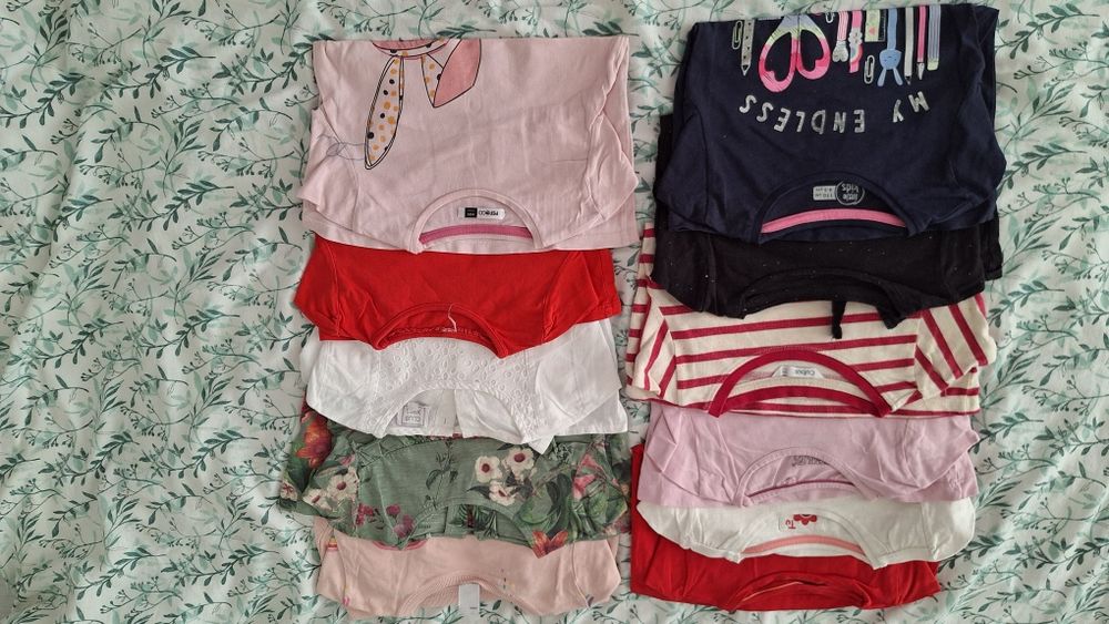 Ubrania dziewczynka rozmiar 98 do 110