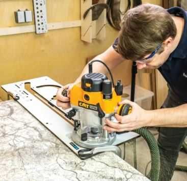 Metalowy szablon do łączenia blatów -UNIKA na frez 12 mm - BEZ GWINTU