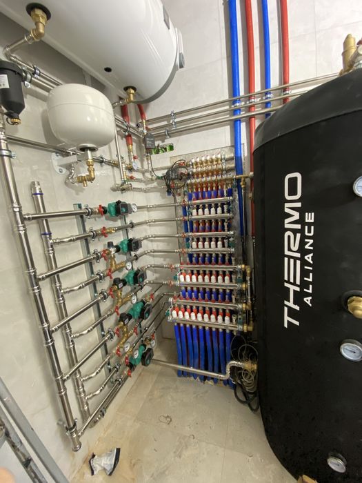 Монтаж Опалення, Котлів та Теплових Насосів під ключ | Гарантія