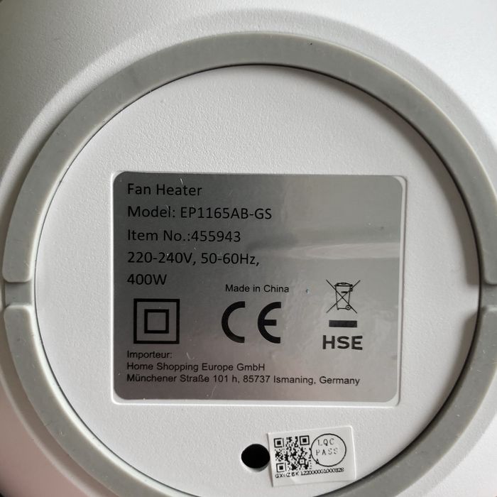 Настольный электрический тепловентилятор 3 в 1 Clevaful