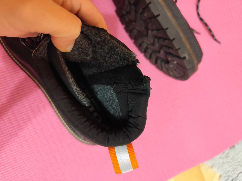 Męskie buty trapery skórzane trekingowe zimowe sznurowane odin