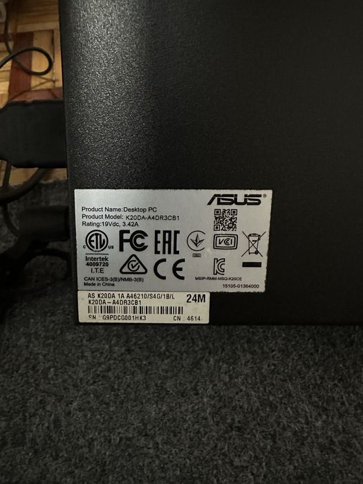 Computador desktop Asus K20DA