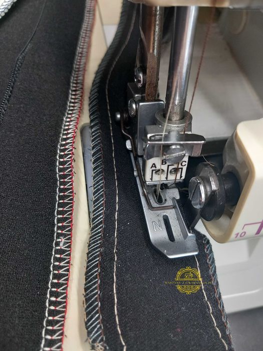 OVERLOCK Pfaff  3.4,5 nitkowy jeans, dresówka, bawełna  12MSC GWAR.