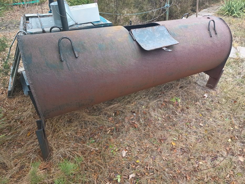 Бочка ёмкость резервуар 1.25 куба 2500 х 800 см металл 9 мм