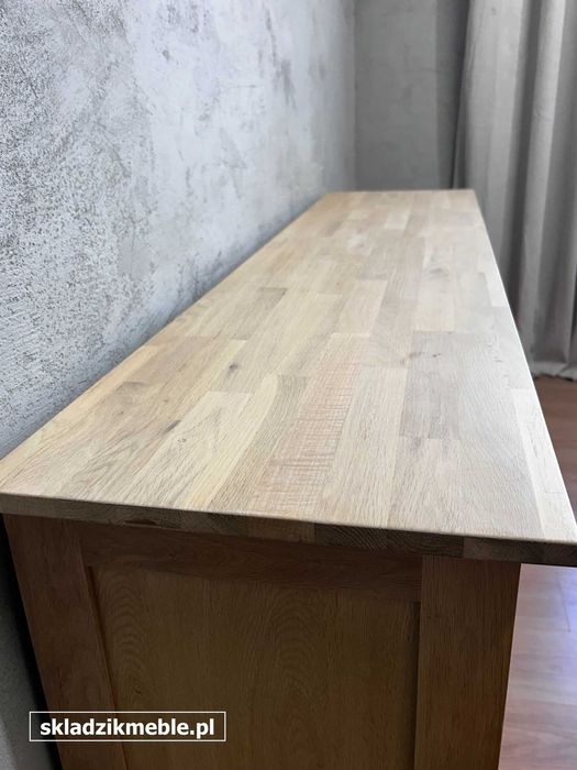 120426 Prosta komoda IKEA Hemnes jasny dąb