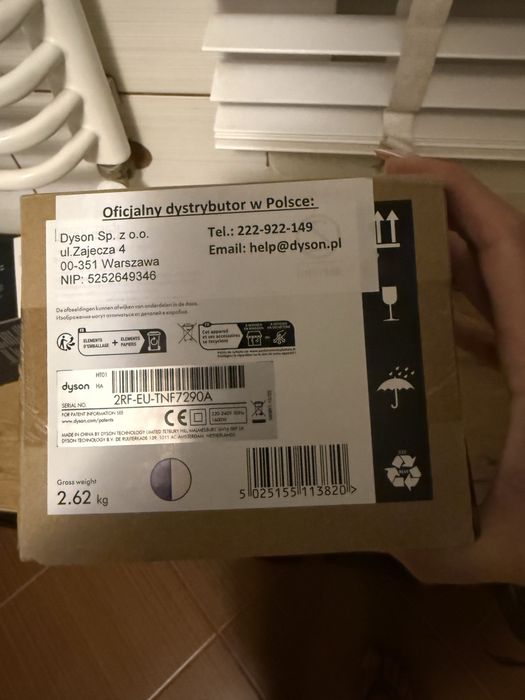 Aeroprostownica Dyson