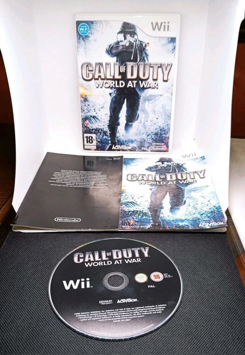 Call of Duty: World at War Nintendo Wii PAL CIB Completo c/ Manual