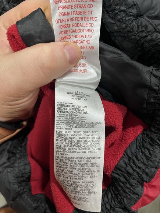 Детский пуховик Jordan puffer jacket