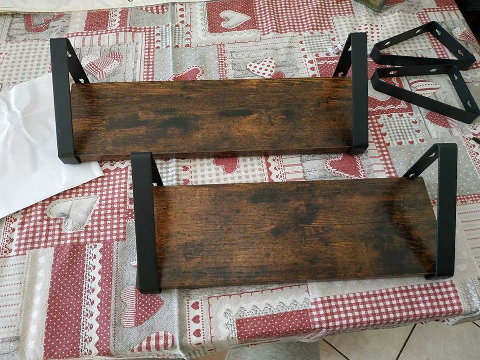 Kwietnik dekoracja ścienna loft 3 sztuki rustykalne zestaw