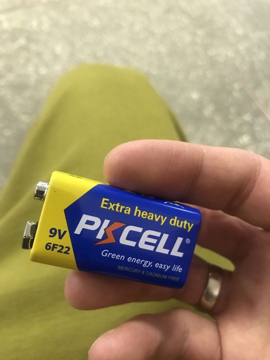 Батарейка 9v 6F22