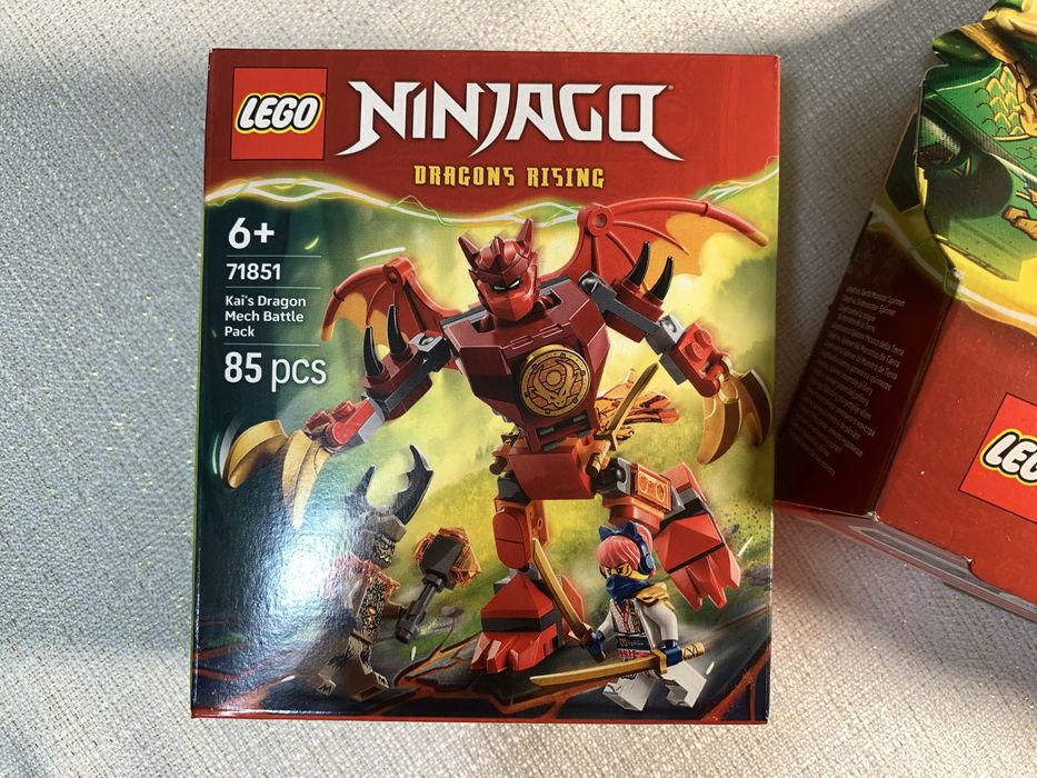 Lego 71850  71851 i  71849 Ninjago - spinnery i smok mech BEZ FIGUREK