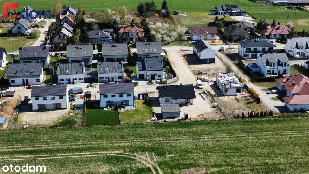 Ogród od zachodu/bez skosów/działka 400 m2