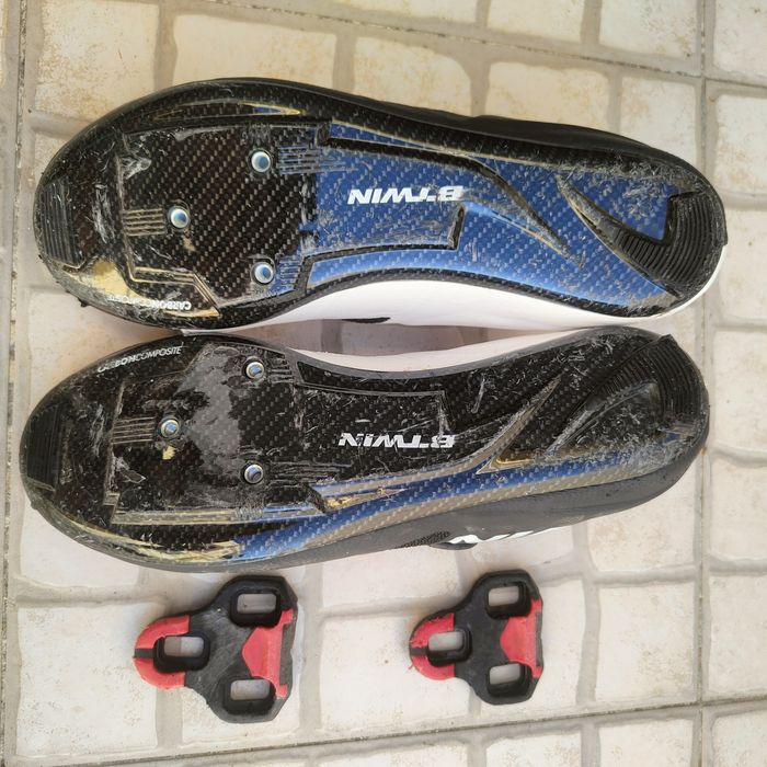 Sapatos carbono bicicleta estrada BTWIN