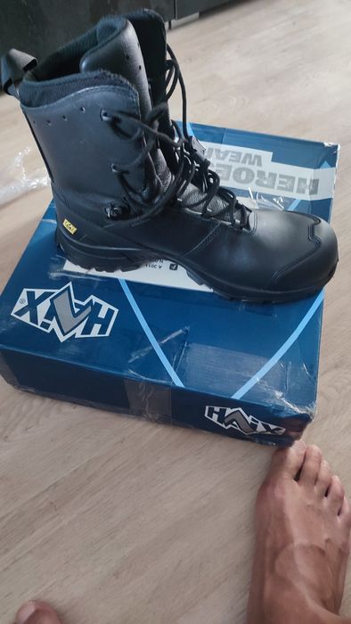 Botas Haix Black Eagle Safety 50 High – Novas, na Caixa
