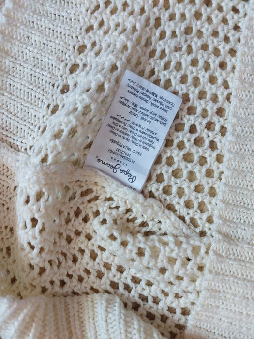 Pepe Jeans sweterek bluzka ażurowy S