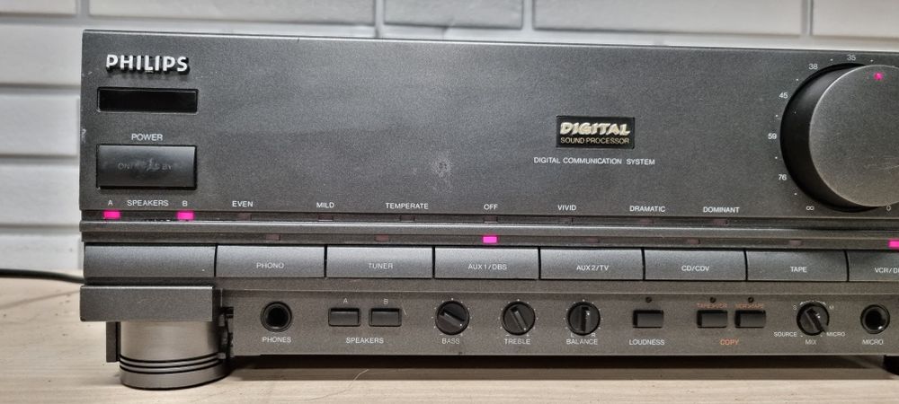 Wzmacniacz Digital PHILIPS DFA 297. Procesor dźwięku