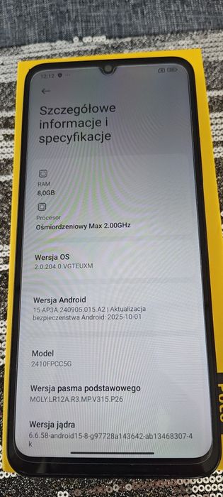 POCO C75 - gwarancja