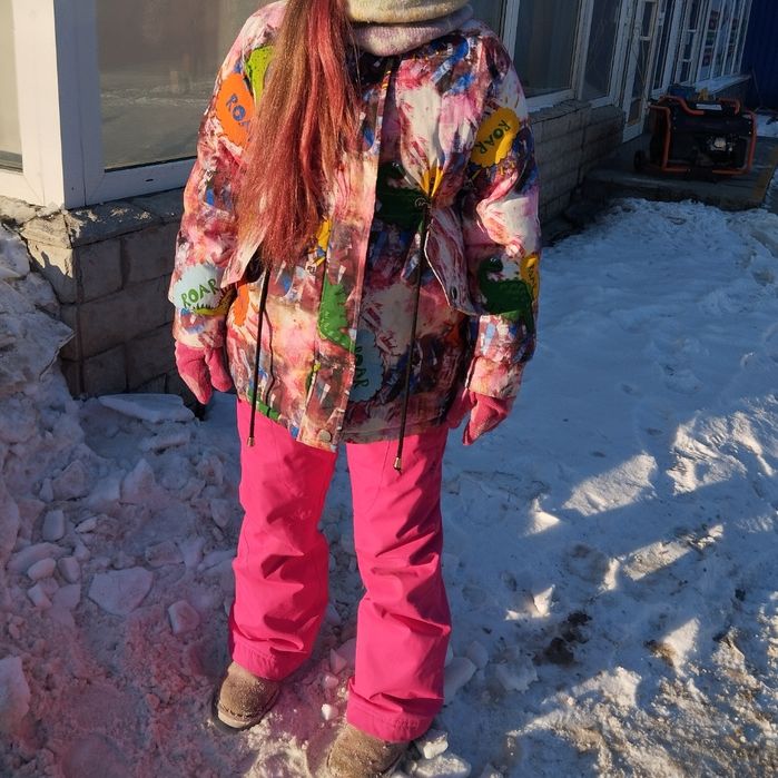 Костюм лыжный зимний комбинезон размер 140